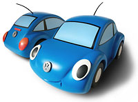 立体ニュービートルくん