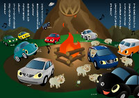 ニュービートルくんと たびにでよう！P17,18